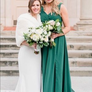 Azazie Kori Dress- Green